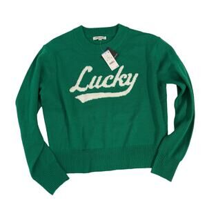 Grayson Threads Thick Knit Sweater Crew Kelly Green